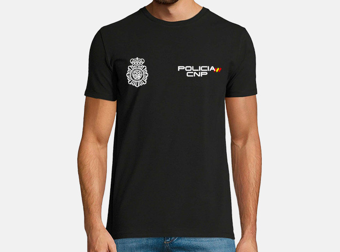 ID:9170 camiseta combinada Policia Nacional - LlevaTumarka