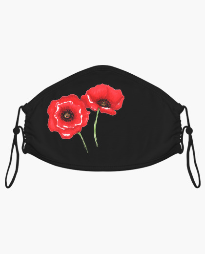 Poppies mask