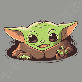 Poster Baby Yoda Mandalorian Strong Cuteness Latostadora Poster Baby Yoda Mandalorian Strong Cuteness Latostadora