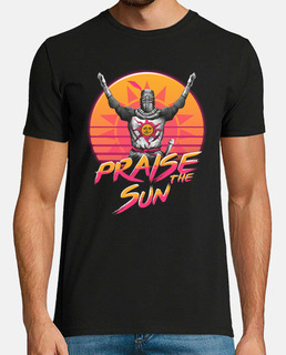praise the sunset wave shirt mens