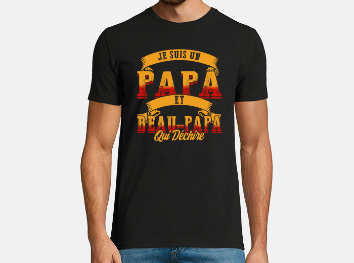 T-Shirt Un Beau-Papa Qui déchire Pour homme
