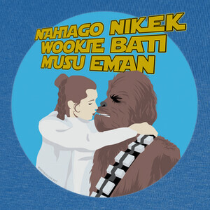 Camisetas Prefiero besar a un Wookie