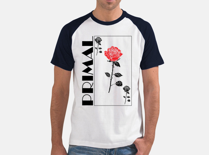 Primal rose empyre floral rose flower t shirt tostadora