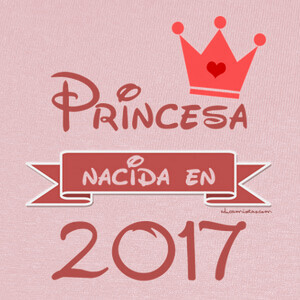 T-shirt principessa nata nel 2017