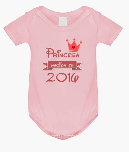 Princess born in 2016 baby's bodysuits