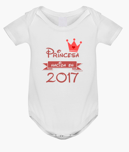 Princess born in 2017 baby's bodysuits