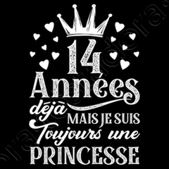 princesse 14 ans cadeau anniversaire 14 ans fille Mug