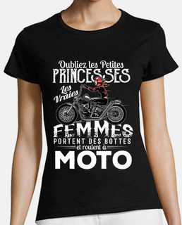Princesse Motarde Humour Femme Moto
