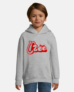 profil tazoo sweat rouge fille
