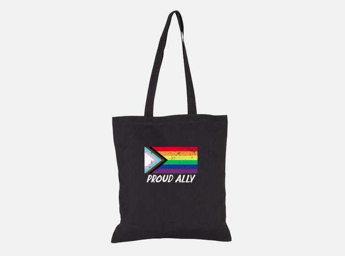 Rainbow Flag Tote Bag