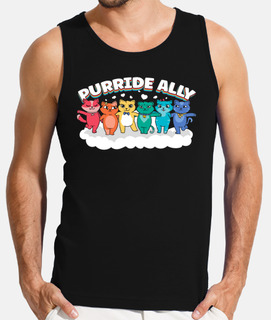 purride aliado gato arco iris lgbt orgu