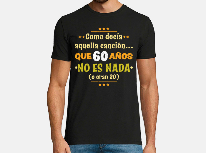 Playera que 60 anos no es nada laTostadora Mexico