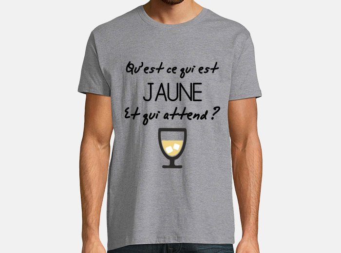Scarica Gratis Images Tee Shirt Qu Est Ce Qui Est Jaune Et Qui Attend Pastis dernière par