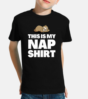 questa è la mia maglietta da pisolino con i bradipi