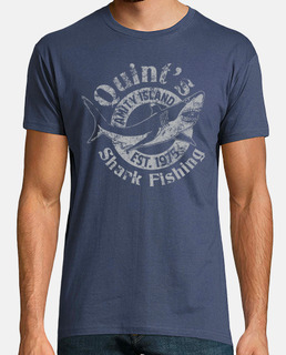 MAGLIETTA UOMO HORROR Jaws Shark Attack Amity Island Population 1975 - Foto 4