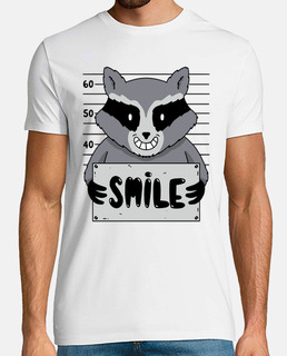 Raccoon Photo Smiling Prison Humor