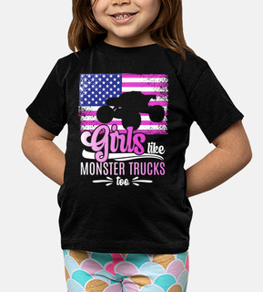 ragazza americana di monster truck