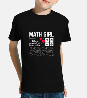 ragazza matematica come una ragazza nor