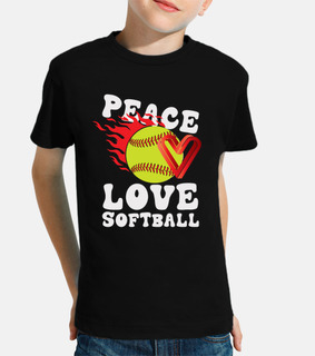 ragazze pace amore softball