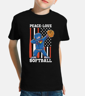 ragazze pace amore softball