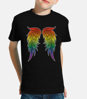 Rainbow Angel Wings Gay Angel Wings