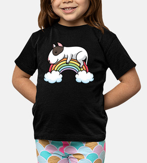 Rainbow Miniature Bull Terrier Dog