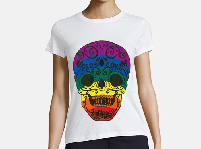 Boston Red Sox sugar skull T shirt