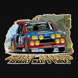 T-shirt r all y legend renault maxi 5 turbo
