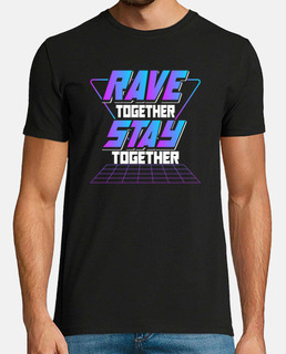 Raves Together Electronic Dance EDM DJ Club Music 80s Rave