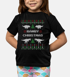 Rawry Christmas Ugly Dinosaur Sweater