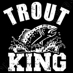 T shirt re delle trote tostadora