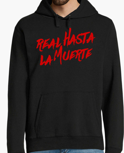 Real sweatshirt to death (red letters) hoodie