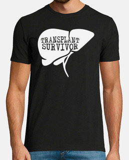 receveur de greffe de foie survivre t-shirt graphique cadeau guerriers courageux récupéré gag hommes
