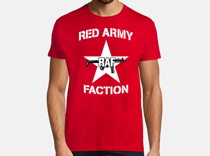 Red best sale army shirt