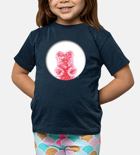 red bear buco. t-shirt bambino blu navy