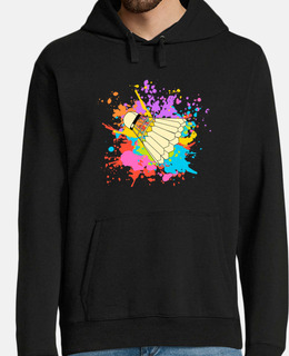 regalo multicolore uomo di badminton