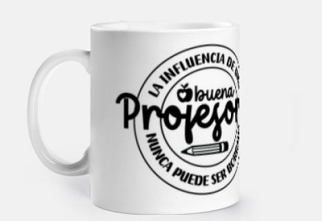 Regalos profes La influencia de una buena profesora taza