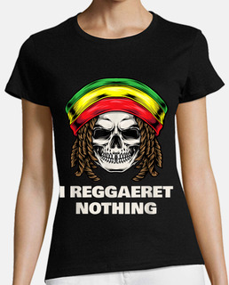 Femme Rasta Peace Sign Reggae Hippie Boho Jamaïque Distressed T-Shirt avec Col en V 