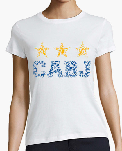 camiseta de boca para mujer