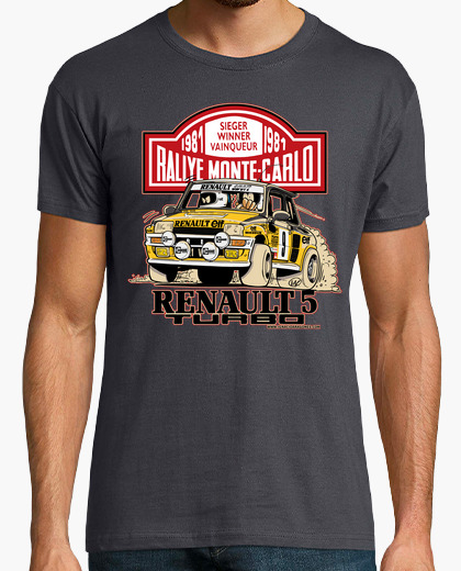 Renault 5 turbo monte-carlo t-shirt