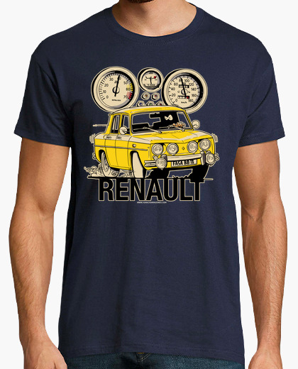 Renault 8 ts yellow t-shirt