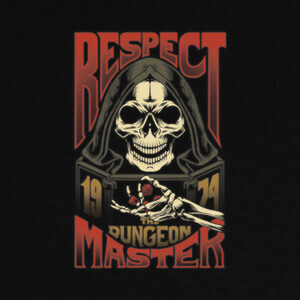 respect the dungeon master - color T-shirts