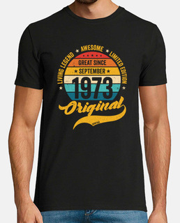 Retro 50 Years September 1973 Birthday Vintage Bday Classic