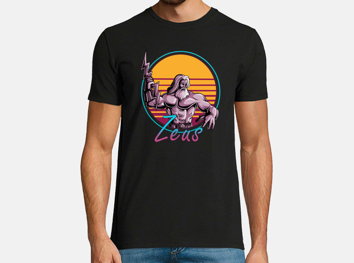 Zeus Retro 80s Vintage T Shirt On Sale 