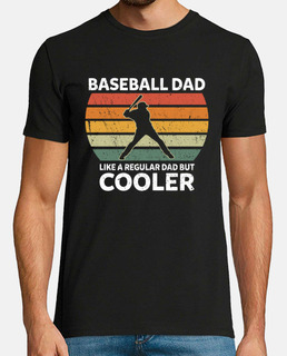 Retro Baseball Dad Like A Regular Dad But Cooler