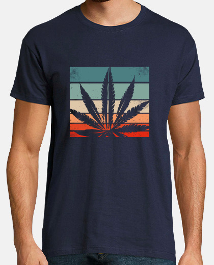 retro cannabis t-shirt