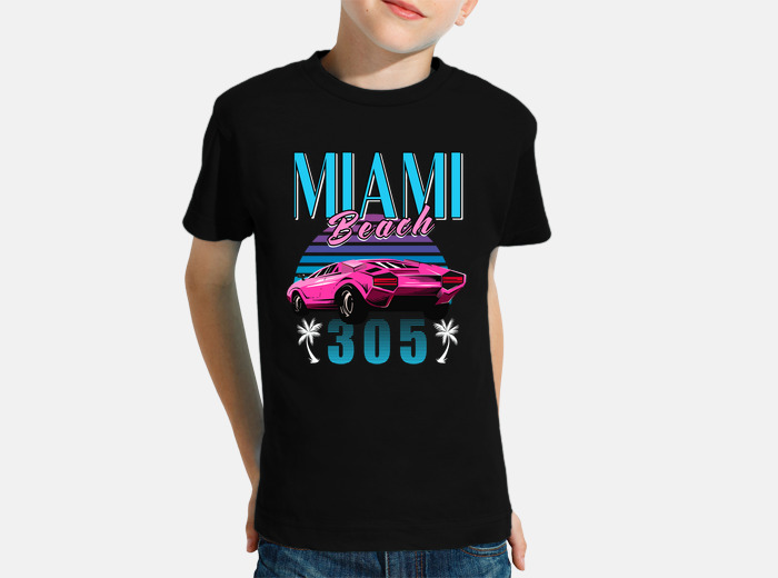 Miami beach Florida Retro' Unisex Baseball T-Shirt