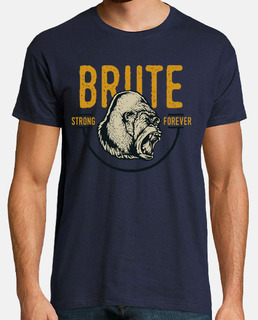 retro style vintage gorilla t-shirt strong forever gorillas