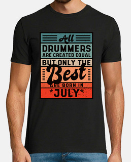 retro vintage baterista cumpleaños juli
