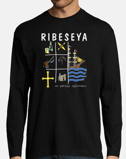 Ribeseya fondo oscuro - Camiseta de manga larga